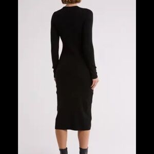 Zara Classic Black Long Sleeve Dress